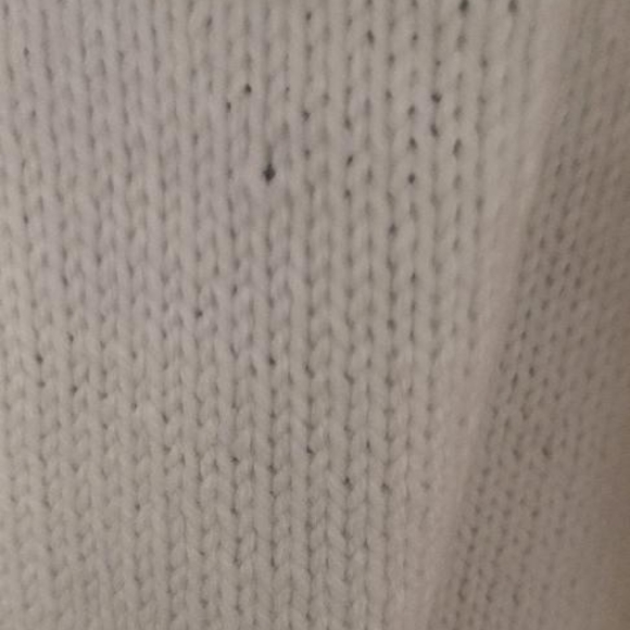 Vintage Mary Maxim Handmade Knit Sweater | Teddy Bear Wreath | Cozy Holiday - Picture 11 of 13